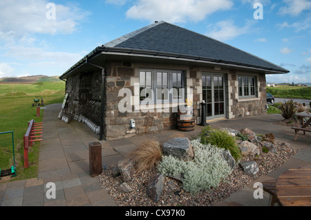 Machrihanish Dunes Links Golf Course 19e trou Argyll and Bute, Ecosse Banque D'Images