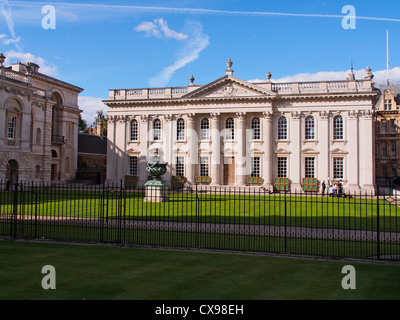 Partie de St Mary's Passage.King's Parade, de l'Université de Cambridge, Angleterre. Banque D'Images