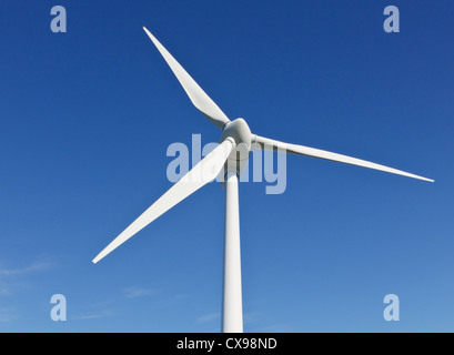Wind turbine contre un ciel bleu, Albany, dans l'ouest de l'Australie Banque D'Images