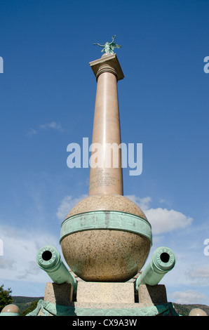 New York, US Military Academy de West Point, Point de trophée. Monument de la bataille, c. 1897. Banque D'Images