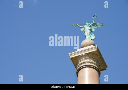 New York, US Military Academy de West Point, Point de trophée. Monument de la bataille, c. 1897. Banque D'Images