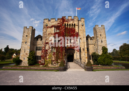 En automne le château de Hever dans le Kent, UK. Banque D'Images