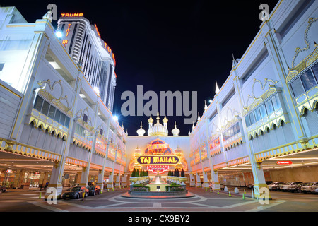 ATLANTIC CITY, NJ - 8 SEPTEMBRE : Taj Mahal Casino 8 septembre 2012 à Atlantic City, New Jersey. Banque D'Images