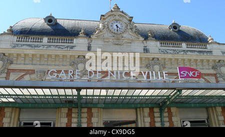 Gare de Nice Ville Banque D'Images