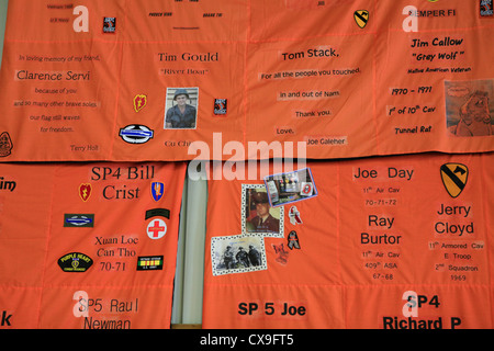 L'Agent Orange quilts Kokomo Indiana Vietnam Veterans Reunion 2012 Banque D'Images