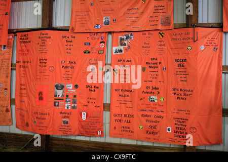 L'Agent Orange quilts Kokomo Indiana Vietnam Veterans Reunion 2012 Banque D'Images