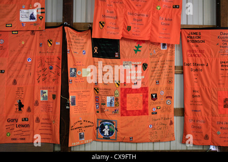 L'Agent Orange quilts Kokomo Indiana Vietnam Veterans Reunion 2012 Banque D'Images