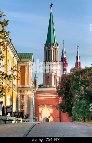 Tour nikolskaïa, Kremlin de Moscou, Moscou, Russie Banque D'Images