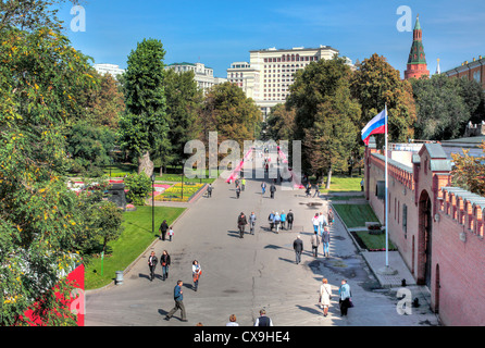 Au jardin d'Alexandre, Moscou, Russie Banque D'Images