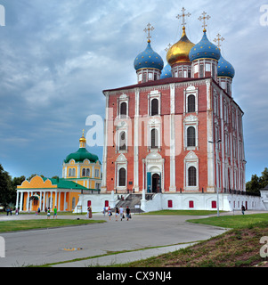 La cathédrale de la Dormition (1699), Ryazan Ryazan, Kremlin, Russie Banque D'Images