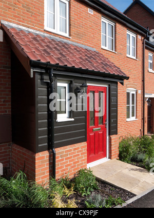 Maison de nouvelle construction, moderne, Norfolk, Angleterre Banque D'Images