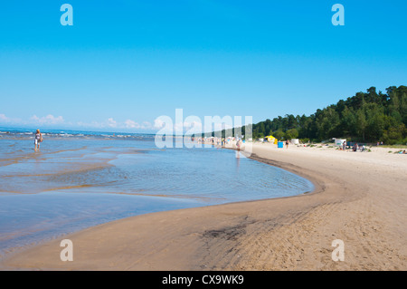 Plage de Jurmala beach resort près de Riga Lettonie Europe Banque D'Images