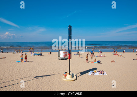 Plage de Jurmala beach resort près de Riga Lettonie Europe Banque D'Images