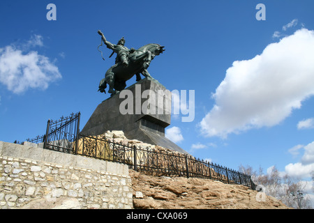 Salawat Yulayev (bashkir héros national memorial) en Ufa Banque D'Images