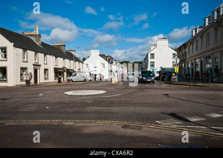 Visualiser jusqu'Argyll Street Lochgilphead sur la péninsule de Kintyre Argyll and Bute, Ecosse Banque D'Images