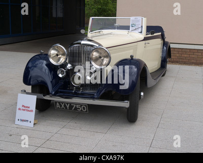 1934 3.5 Litre Convertible Bentley Voiture de luxe Vintage Banque D'Images