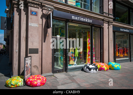 Marimekko fashion design outlet shop Banque D'Images