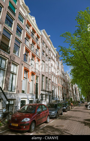 Les bâtiments historiques à côté canal Keizersgracht à Amsterdam, Hollande Banque D'Images