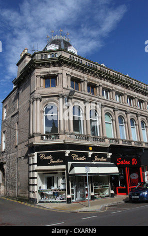 Scène de rue nairn ecosse septembre 2012 Banque D'Images