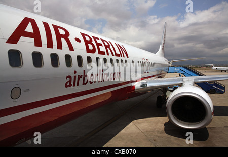 Air Berlin Palma, l'avion à l'aéroport Banque D'Images