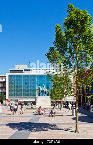 Broadgate avec Lady Statue Godiver Centre-ville de Coventry West Midlands Angleterre Warwickshire UK GB EU Europe Banque D'Images