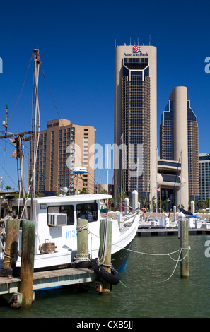 One Shoreline Plaza sur le front de mer de Corpus Christi, Texas, États-Unis. Banque D'Images