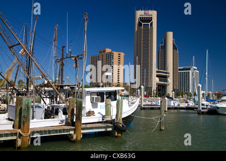 One Shoreline Plaza sur le front de mer de Corpus Christi, Texas, États-Unis. Banque D'Images