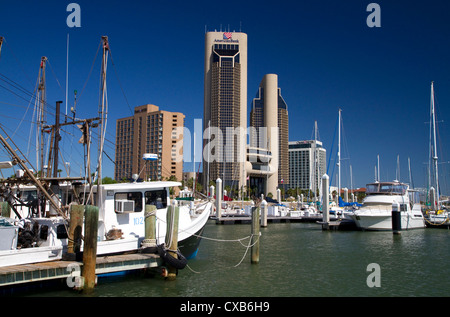 One Shoreline Plaza sur le front de mer de Corpus Christi, Texas, États-Unis. Banque D'Images