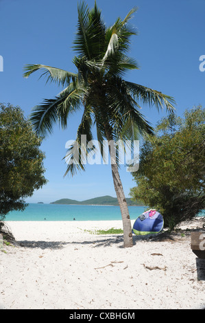 L'île de Whitsunday's National Park Whitehaven Beach, Queensland, Australie Banque D'Images