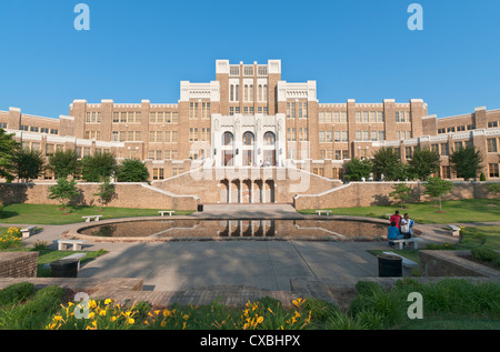 L'Arkansas, Little Rock Central High School, Lieu historique national, théâtre d'pivitol événements dans le mouvement des droits civils. Banque D'Images