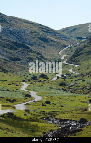 Honister Pass, Parc National de Lake District, Cumbria, Angleterre, Royaume-Uni, Europe Banque D'Images