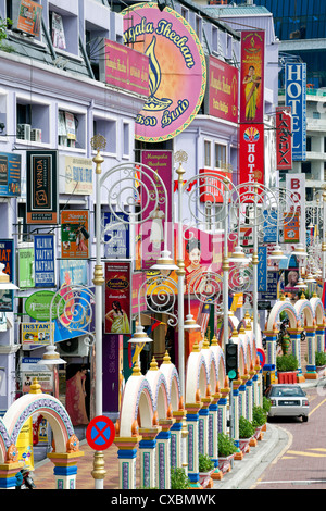 Jalan Tun Sambantham, Little India, Kuala Lumpur, Malaisie, Asie du Sud, Asie Banque D'Images