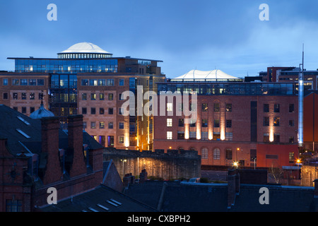 Vue de la place centrale et Place Centrale au sud à Newcastle upon Tyne Banque D'Images