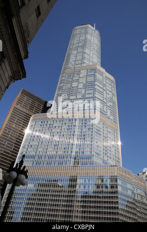 TRUMP TOWER, CHICAGO,ILLINOIS, USA Banque D'Images