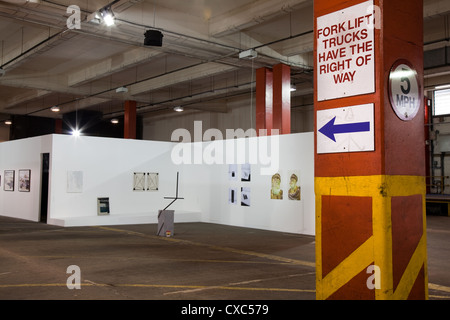 L'intérieur du bureau de tri du Copperas Hill Royal Mail abandonné À Liverpool en 2012, à Merseyside, Royaume-Uni Banque D'Images