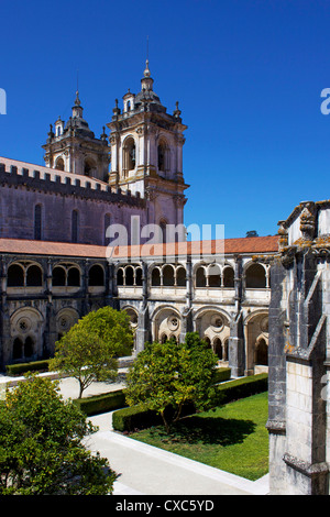 Le monastère, Alcobaca, UNESCO World Heritage Site, Portugal, Europe Banque D'Images