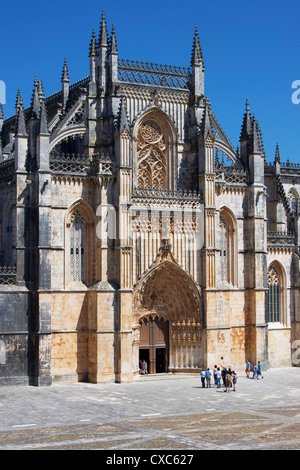 Monastère Santa Maria da Vitoria, UNESCO World Heritage Site, Batalha, Portugal, Europe Banque D'Images