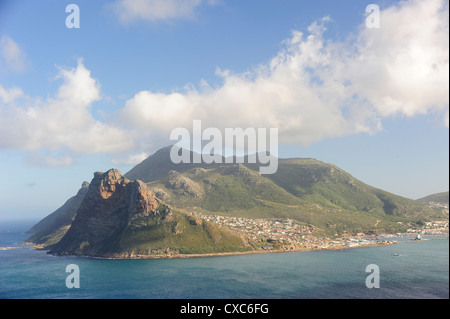 Hout Bay, de Chapman's Peak, Site du patrimoine mondial de l'UNESCO, dans la province du Cap, Afrique du Sud, l'Afrique Banque D'Images