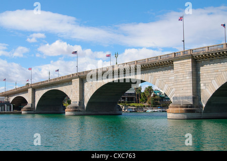 London Bridge, Lake Havasu City, Arizona, États-Unis d'Amérique, Amérique du Nord Banque D'Images
