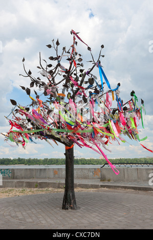Arbre des désirs, Kiev, Ukraine, l'Europe