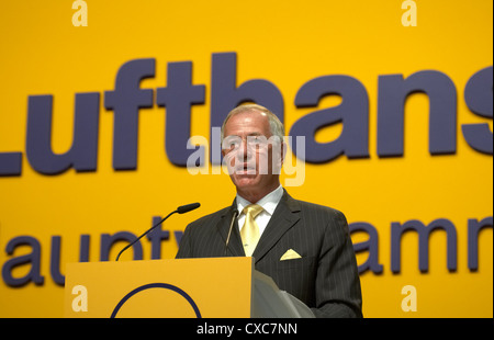 Berlin, Président de Lufthansa Juergen Weber Banque D'Images