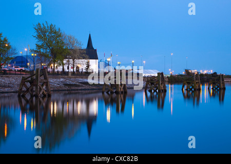 L'Église norvégienne, la baie de Cardiff, Pays de Galles, Pays de Galles, Royaume-Uni, Europe Banque D'Images