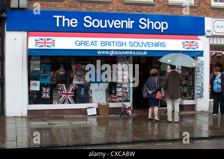 La boutique de souvenirs, Stratford-upon-Avon, Royaume-Uni Banque D'Images