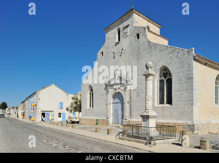 L'église église Saint-Pierre-et-Saint-Paul à Brouage / Hiers-Brouage, Charente-Maritime, France Banque D'Images