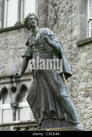 Le château de Kilkenny statue, République d'Irlande. Banque D'Images