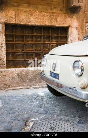 Fiat 500, Rome, Roma, Italie, Italia, Europe Banque D'Images