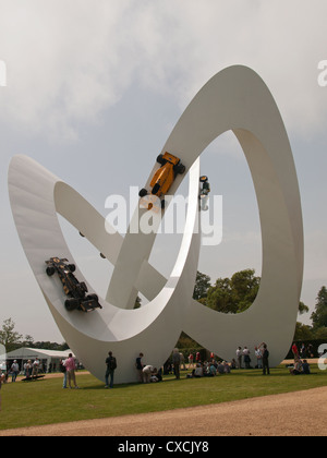 Voitures de course Lotus affichée à la Goodwood Festival of Speed England UK 2012 Banque D'Images