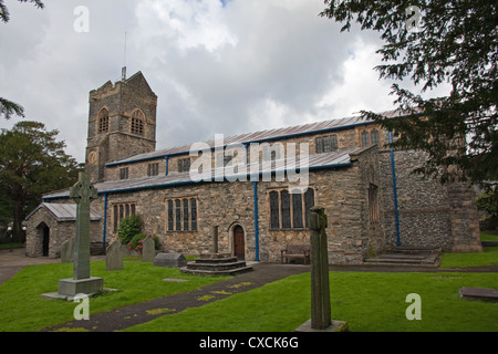 L'église paroissiale de St Martin, de Bowness Banque D'Images