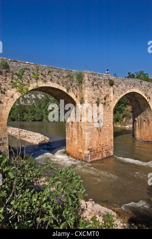 Pont Romain Pesquera de Ebro Burgos Castille Leon Espagne Banque D'Images