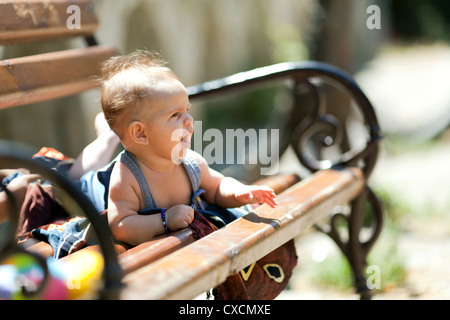 Happy Baby Boy Banque D'Images